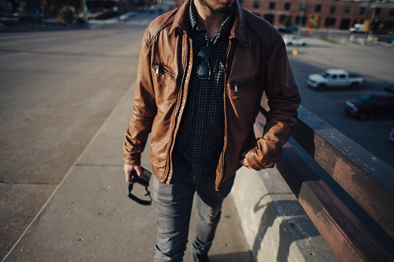 leather jacket